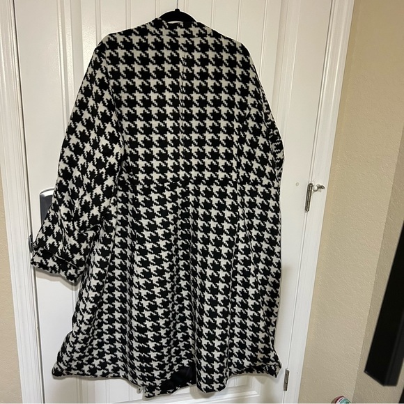 NWT Torrid Herringbone Plaid 4 Houndstooth Wool Coat Size 6X - Picture 7 of 13